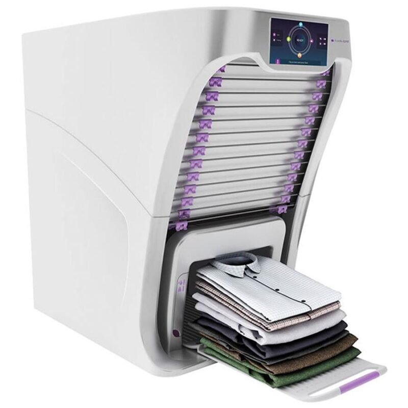Découvrez la machine qui plie le linge automatiquement. Un gain de temps et une finition impeccable pour transformer votre routine à la maison.